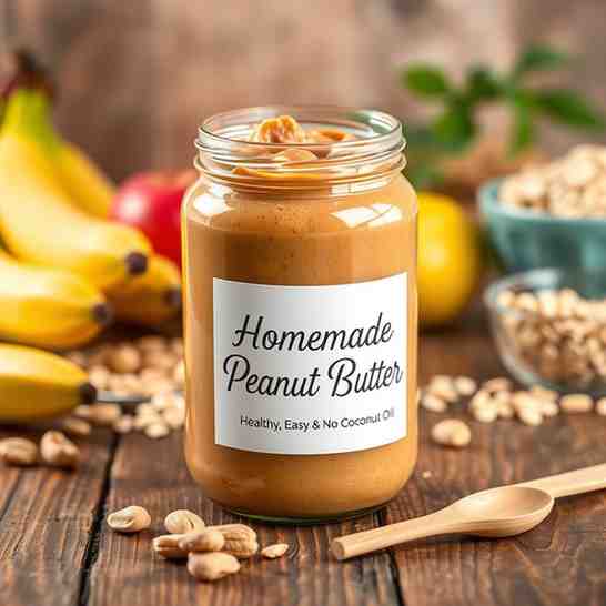 Homemade Peanut Butter - Healthy, Easy, & No Coconut Oil